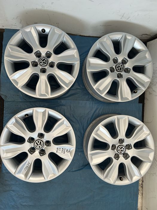 446 Felgi Aluminiowe VW Volkswagen Golf IV R 16 5x100 Bardzo Ładne