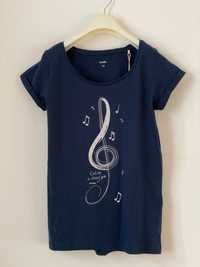 Koszulka T-shirt Endo muzyka klucz wiolinowy nuty