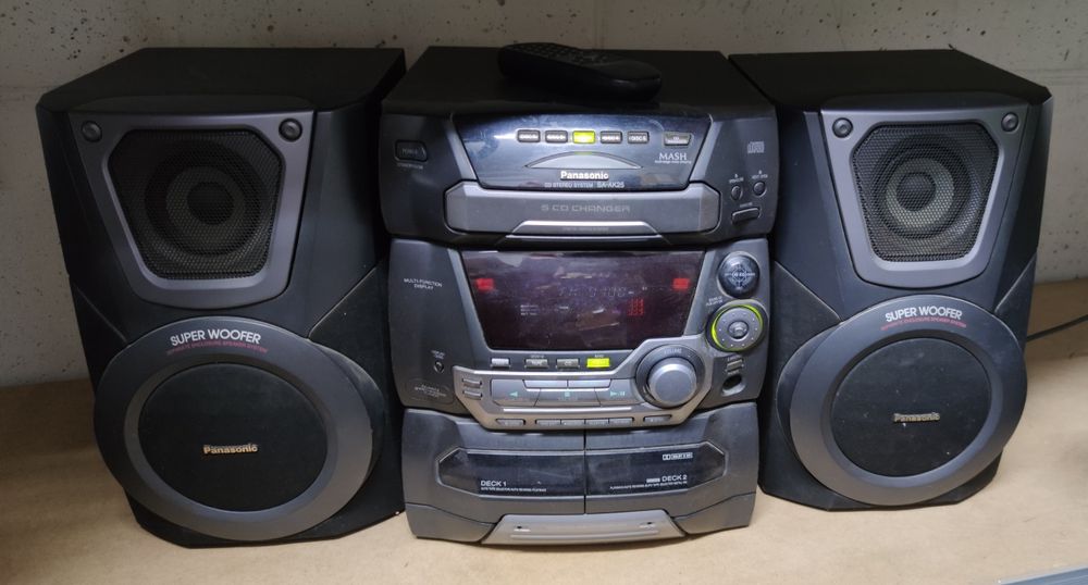 Wieża Panasonic CD stereo system SA-AK 25