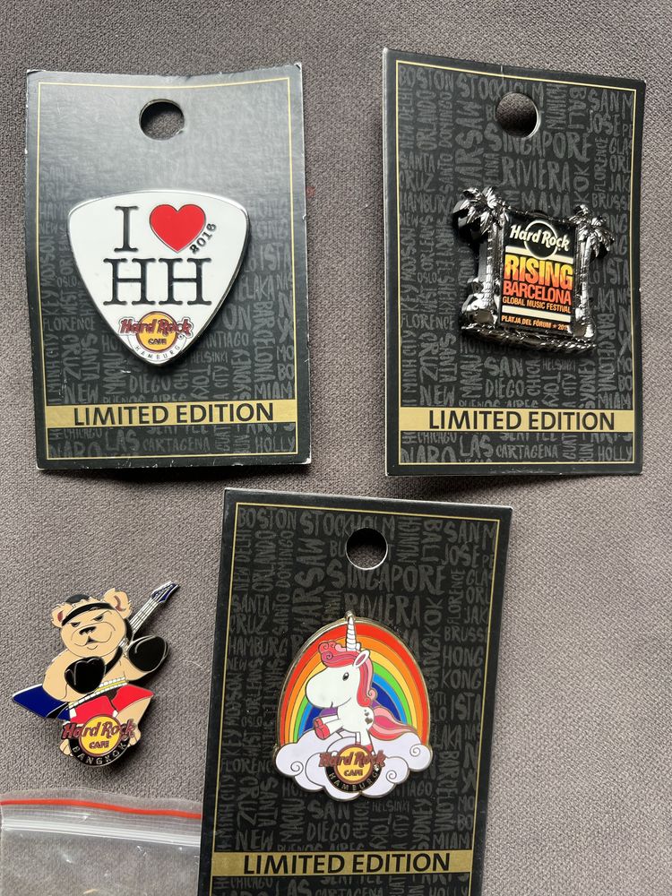 6 pinow Limited Edition Hard Rock Cafe