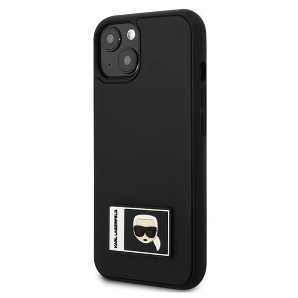 Etui Karl Lagerfeld iPhone 13 6,1" Czarny Ikonik Patch Hardcase