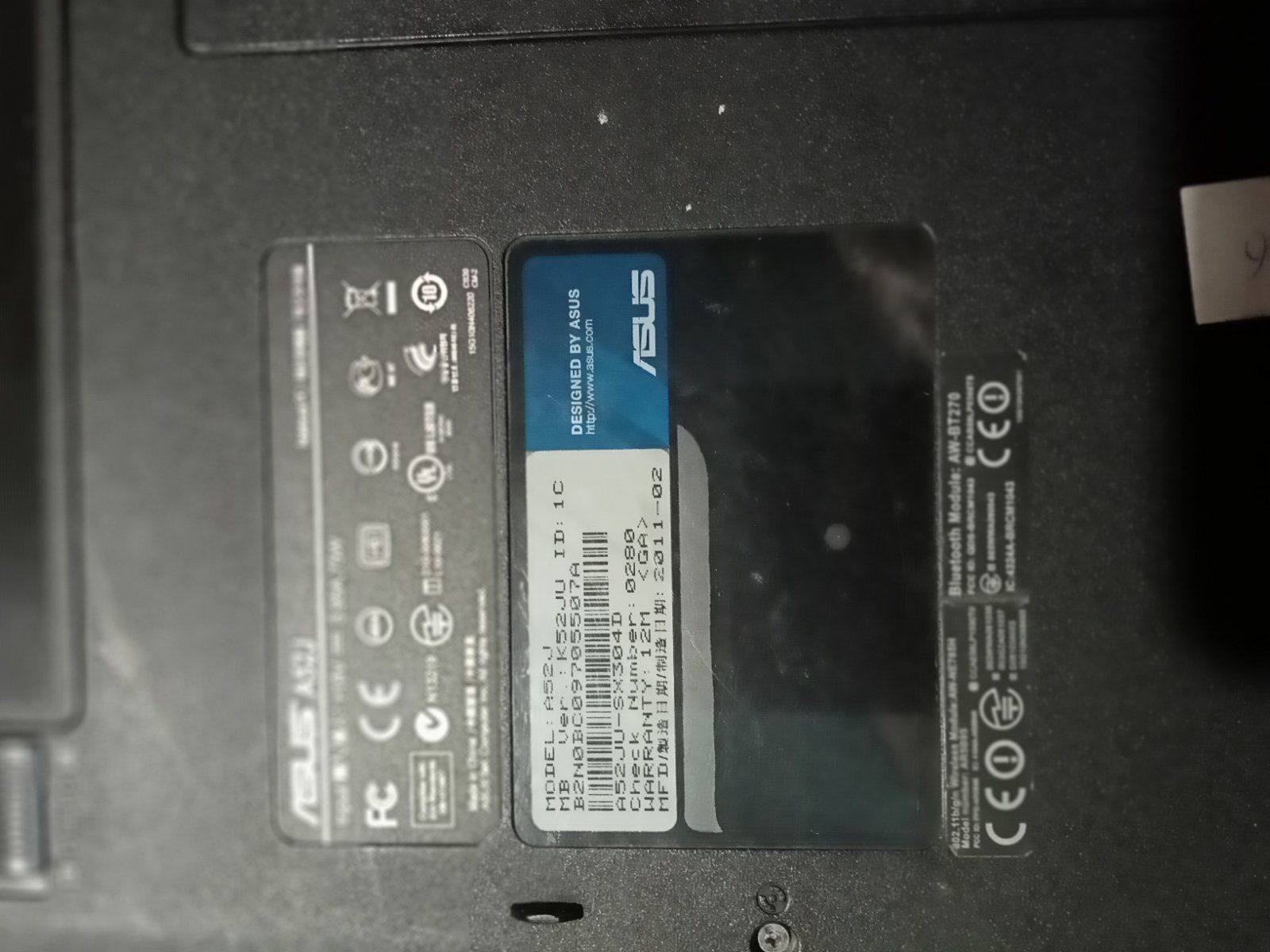 Ноутбук asus a52j