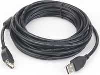 Оригинальный USB тип A кабель удлинитель 4.5 метра с ферро-фильтром