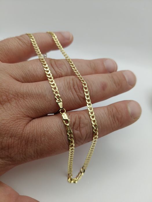 Złoty Łańcuszek Pancerka 50cm Pr.585 Nowy Zapraszamy