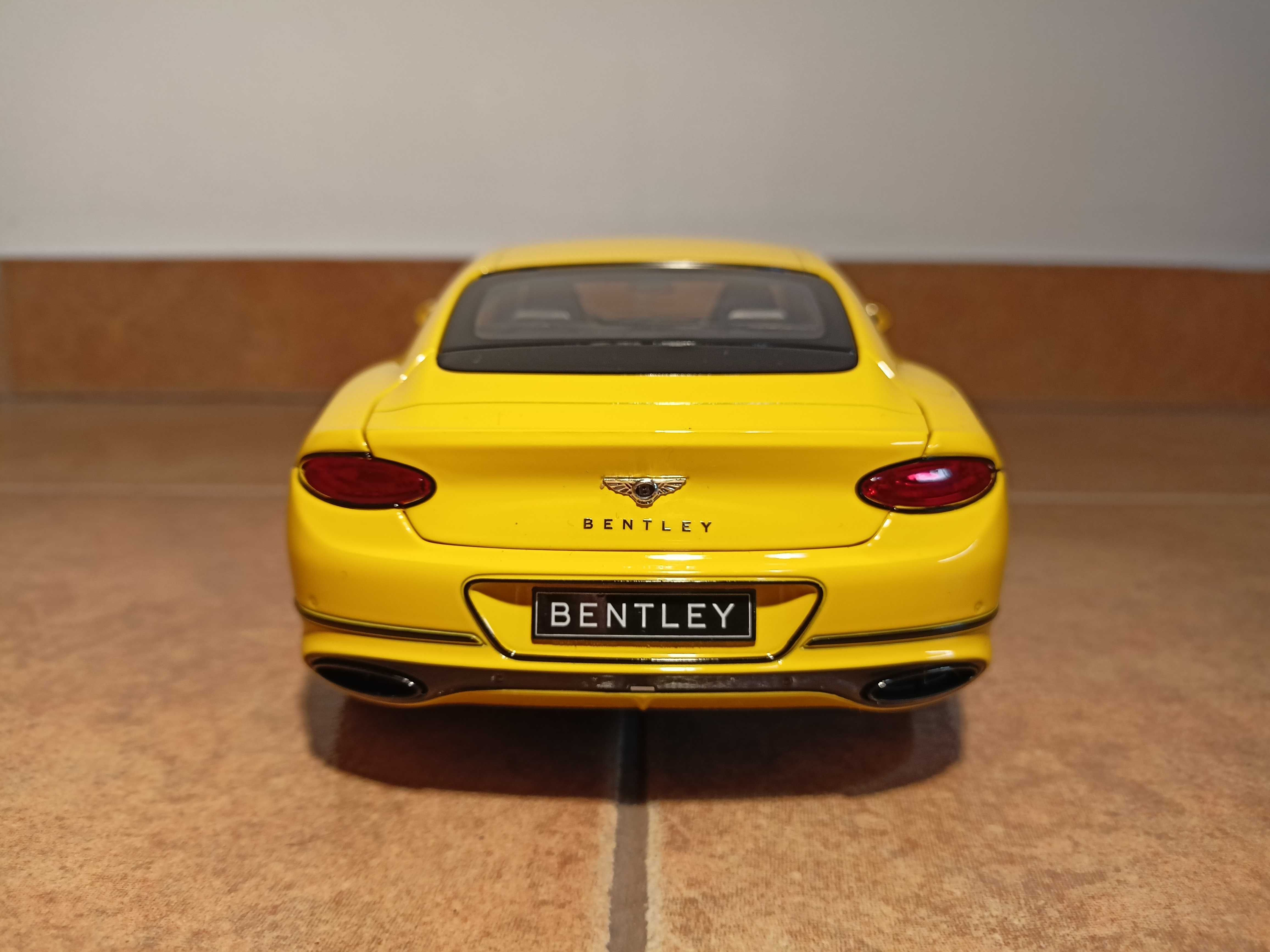 Bentley Continental GT 2018 model w skali 1:18 Norev/otwierane element