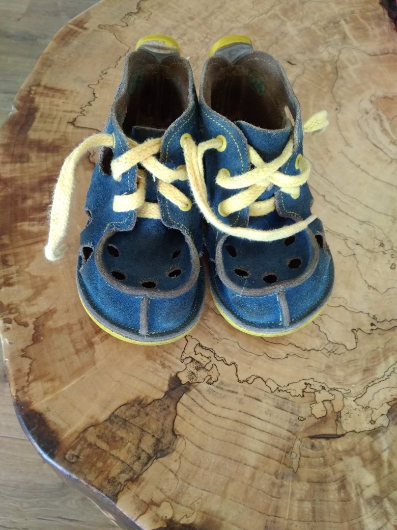 Skórzane buty buciki Gucio rozmiar 24