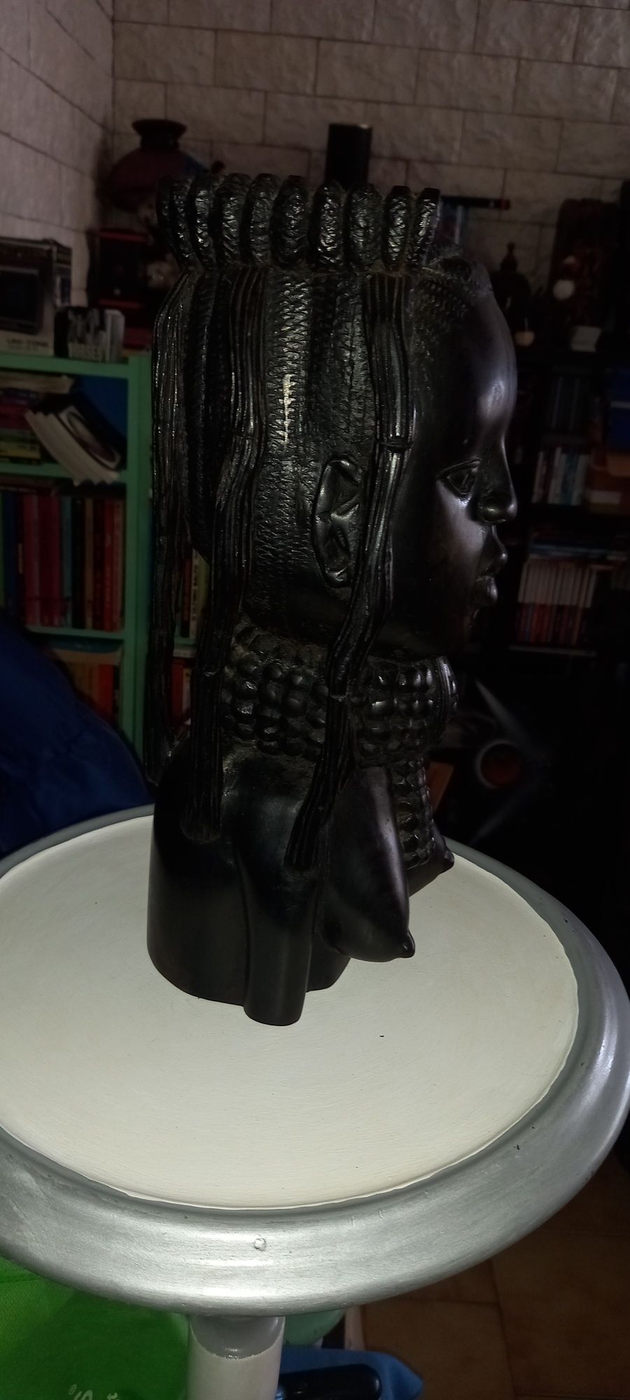 Arte africana,busto de nativa africana