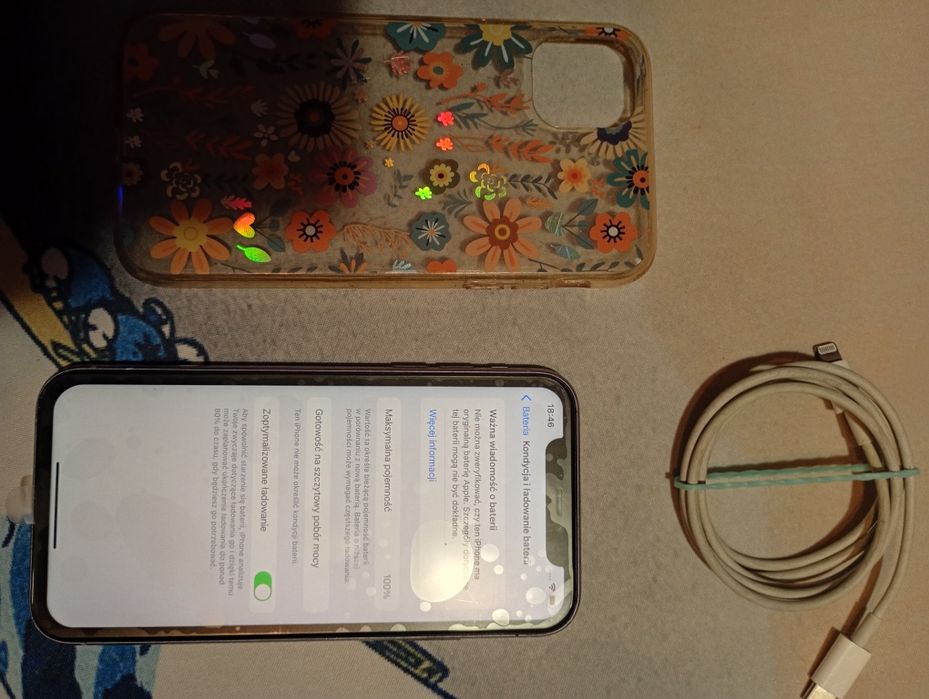 iPhone 11 128GB fioletowy. Kondycja baterii 100 procent.