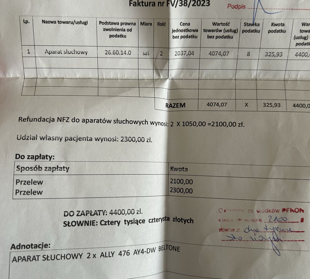 Aparat słuchowy nowy Beltone komplet