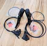 Shimano GRX ST-RX600/BR-RX400 2x11 klamkomanetki hamulce
