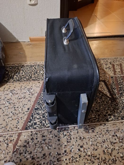 Чемодан средний текстиль бу