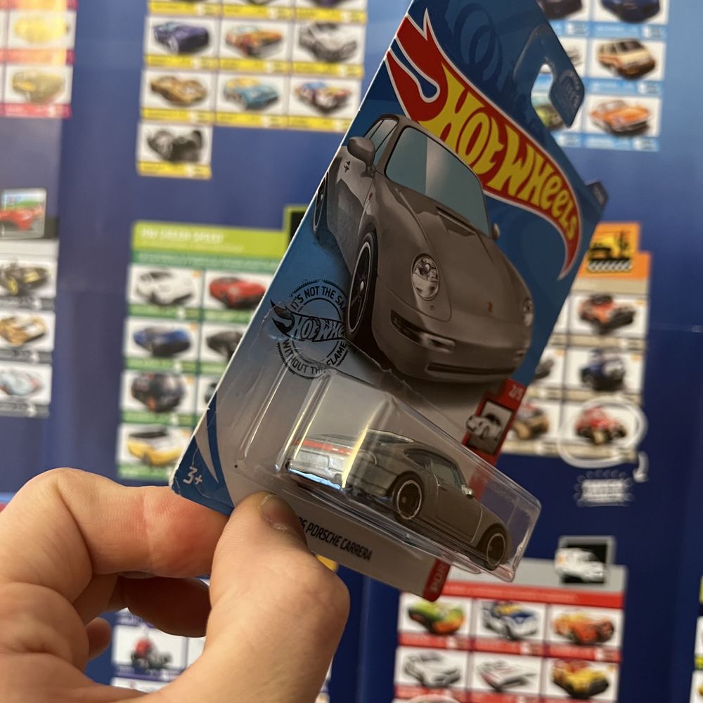 НОВЫЙ РЕДКИЙ Porsche Carrera 1996 Hot Wheels порш каррера серый хв