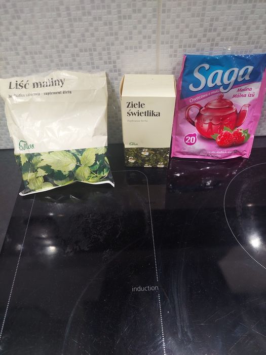 Herbata malinowa, liść maliny, ziele świetlika