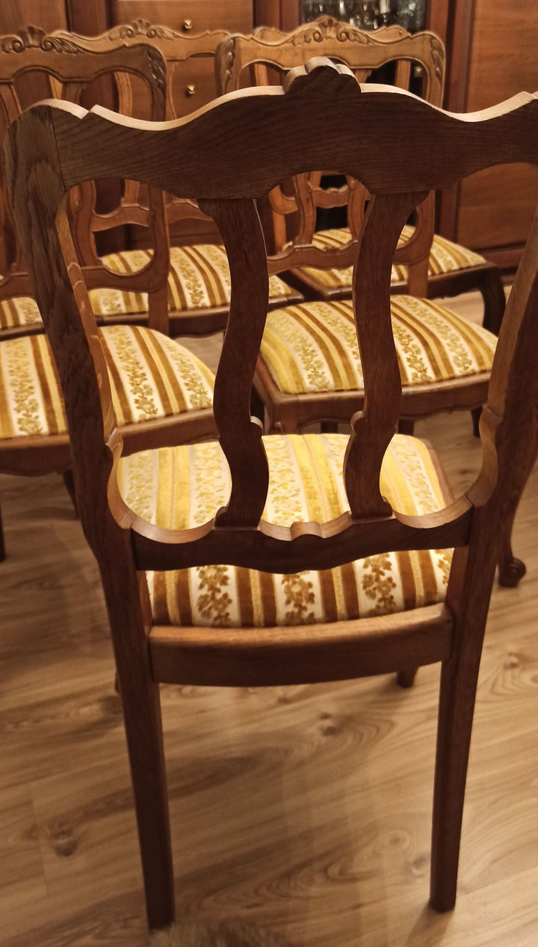 Krzesła, antyk, sześć sztuk
