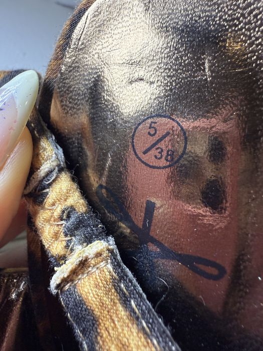 Босоножки леопардовые