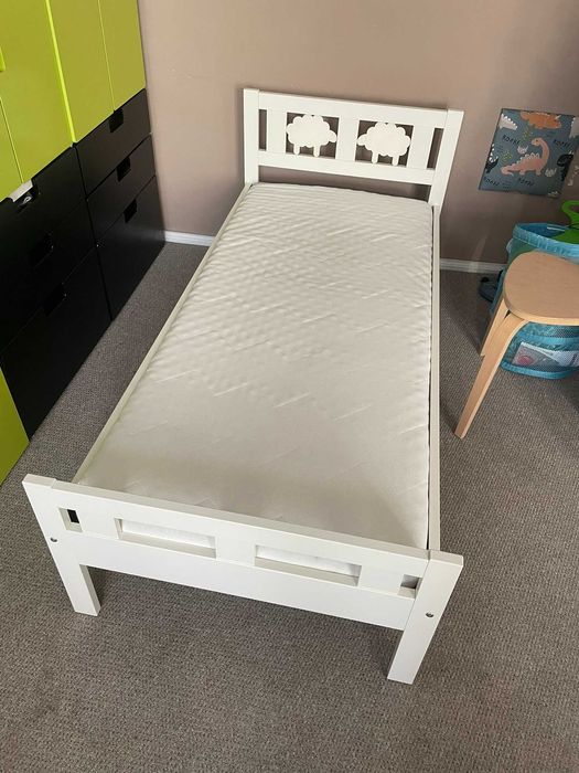 Łóżko dla dziecka Ikea Kritter (70x160) + materac