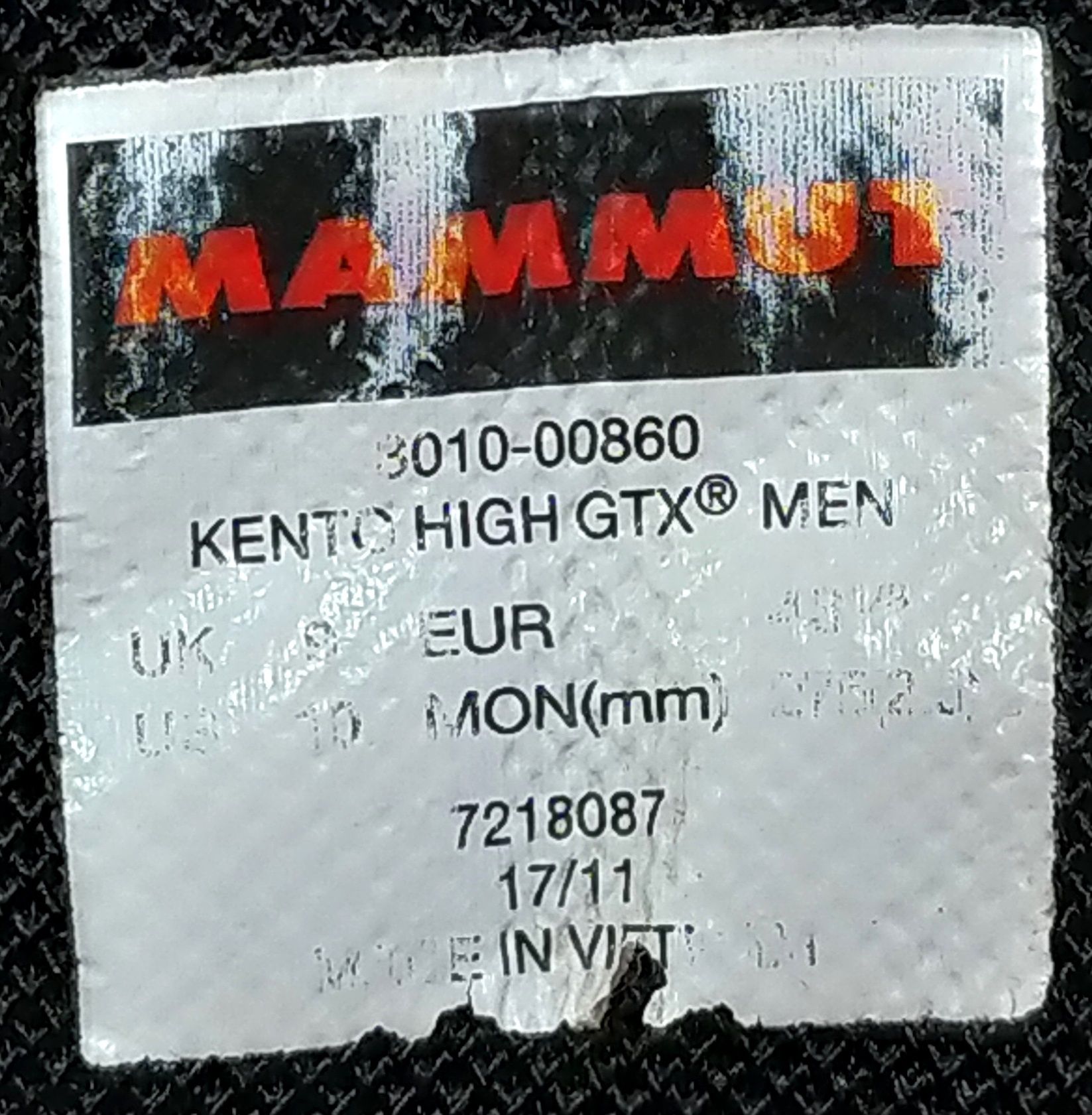 черевики Mammut Kento GTX 42.5р/27.2см