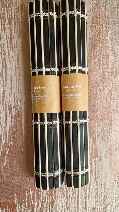 zestaw 2 podkładek bambusowych
