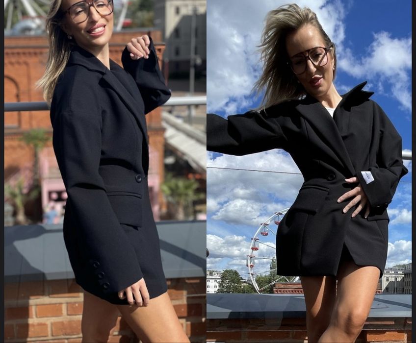 Marynarka Millagro uni czarna nowa