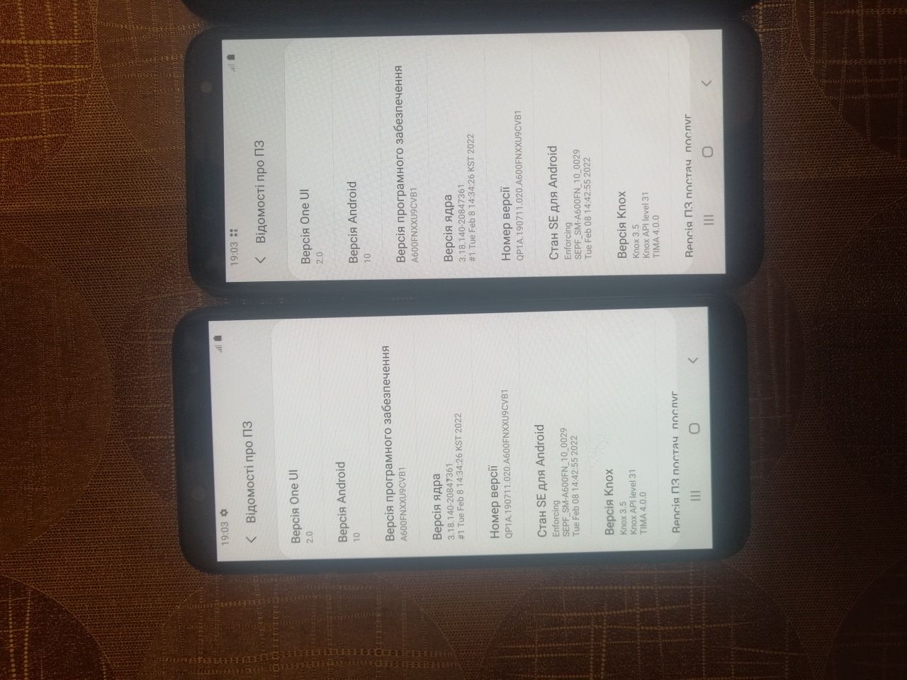 Продам 2 телефон samsung a6