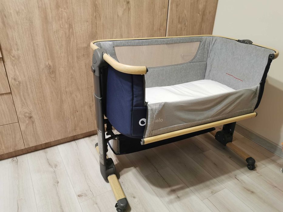 dziecięce łóżeczko dostawka Lionelo Timon granat