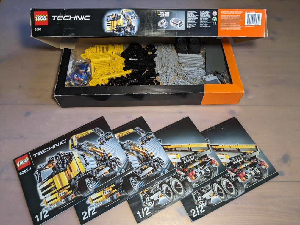 LEGO Technic 8292 Podnośnik Ciężarówka Komplet Instrukcje Pudełko