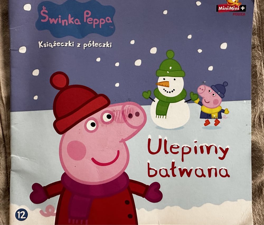 Świnka Peppa. Ulepimy bałwana.