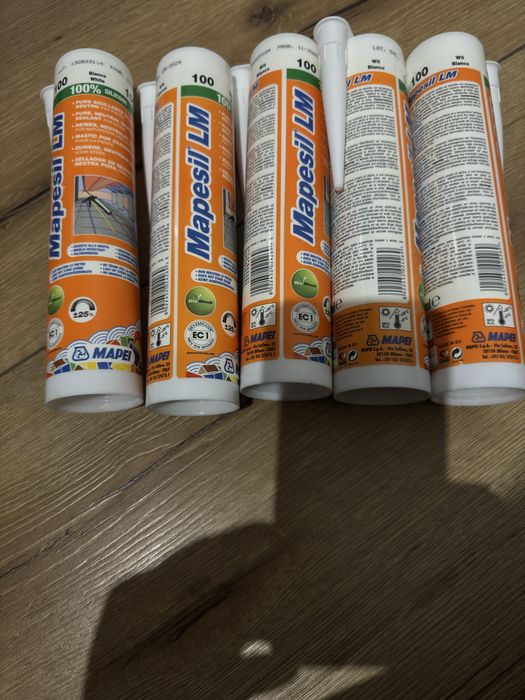 Mapei silikon bialy 100