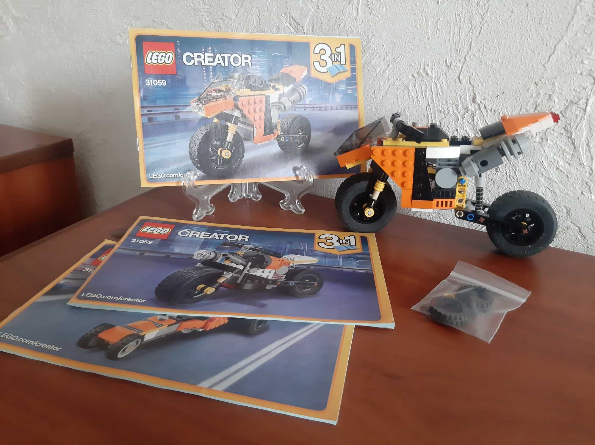 Набор Лего Lego Creator 31059 3в1 Оранжевый мотоцикл