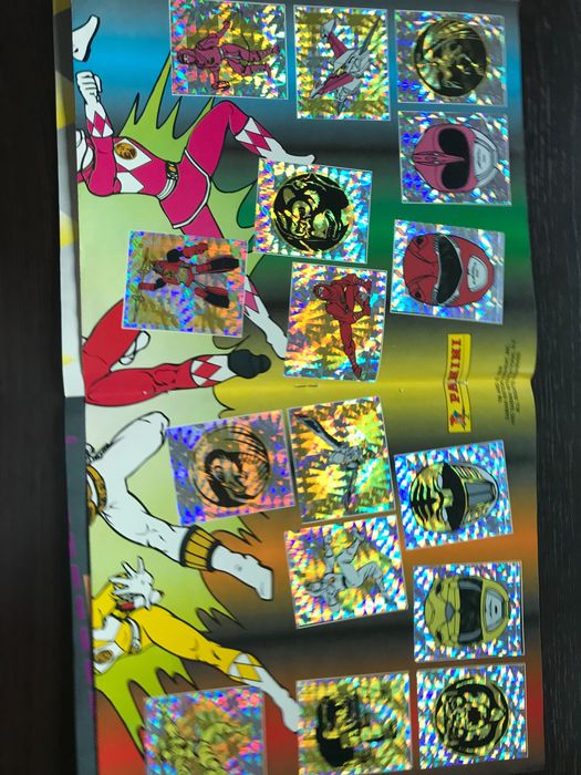 Caderneta GI Joe e Power Rangers