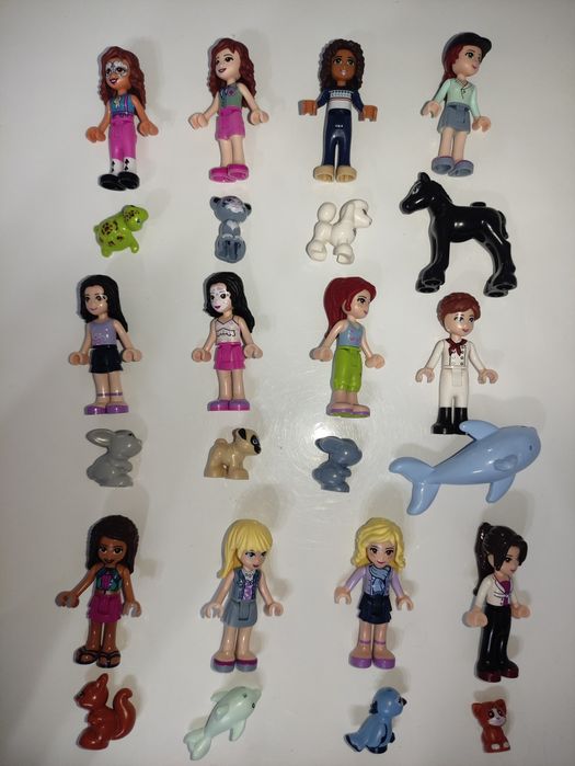 Lego friends zwierzeta i figurki
