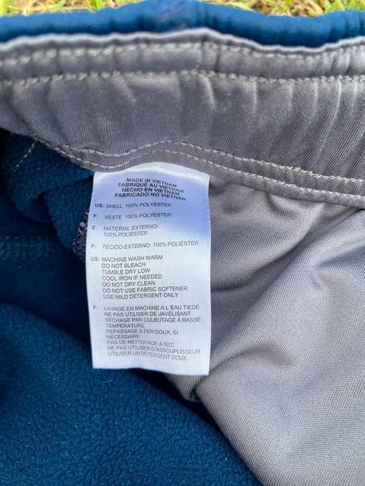 Spodnie dresowe Adidas baggy navy granatowy sport L XL