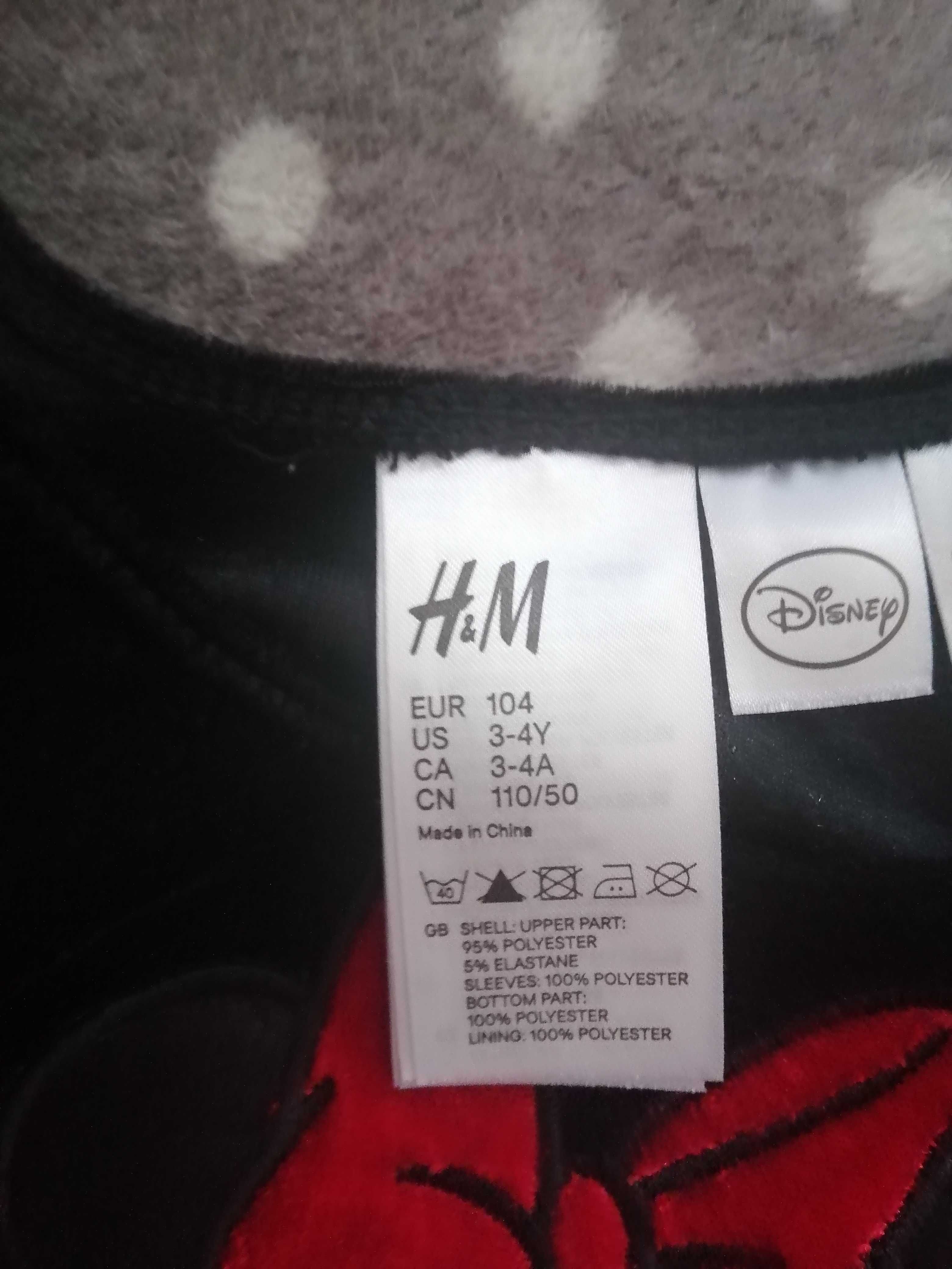 Sukienka myszka miki H&M rozmiar 104 bal przebierańców karnawał