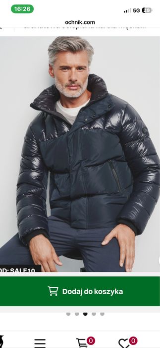 Zimowa puchowa kurtka puch& pierz  OCHNIK RRP 1000 zl