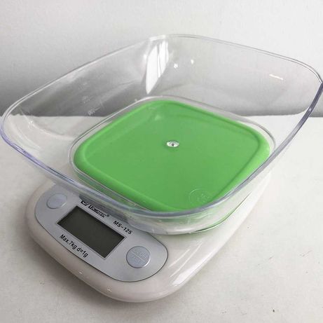 DOMOTEC MS-125 Plastic Весы кухонные. Цвет: зеленый