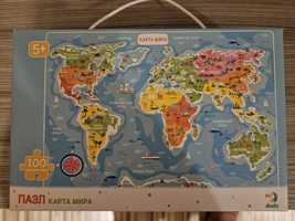 Продам пазл карта світу Dodo