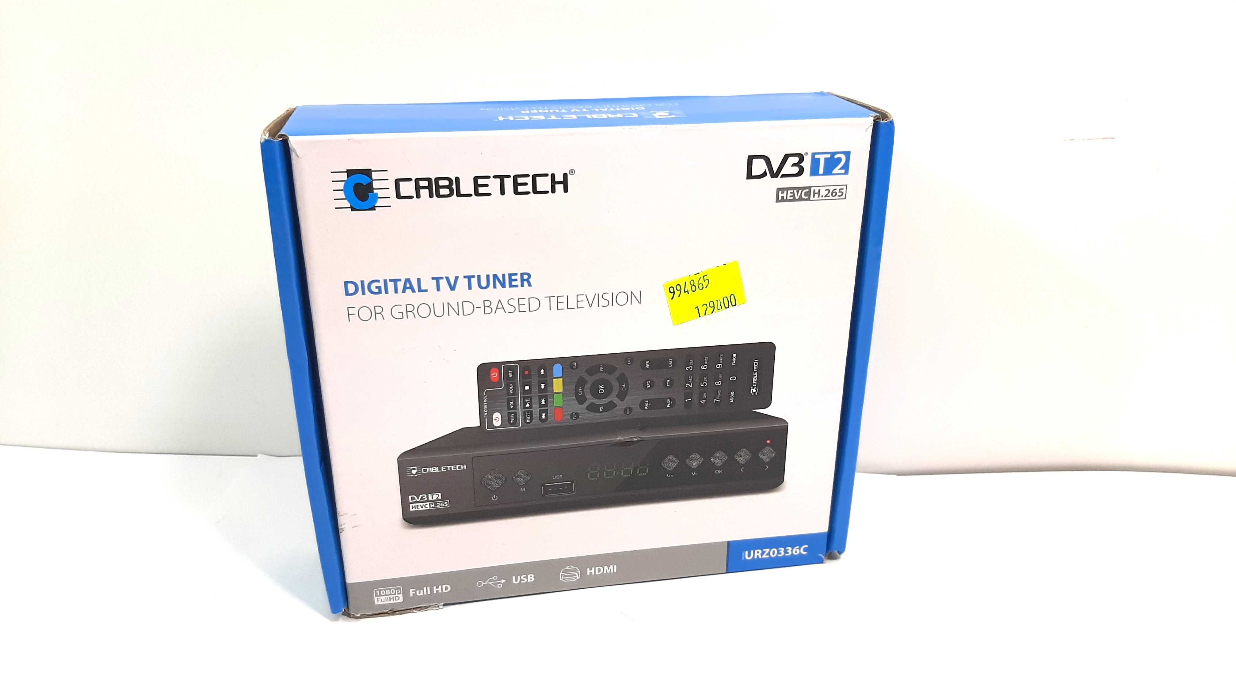Dekoder CABLETECH DV3T2 URZ0336C Komplet ideał