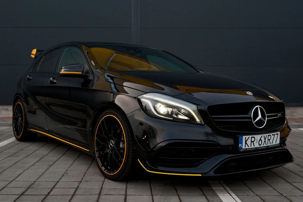 Mercedes-Benz Klasa A Mercedes-AMG A45 Yellow Night Edition – limitowana edycja