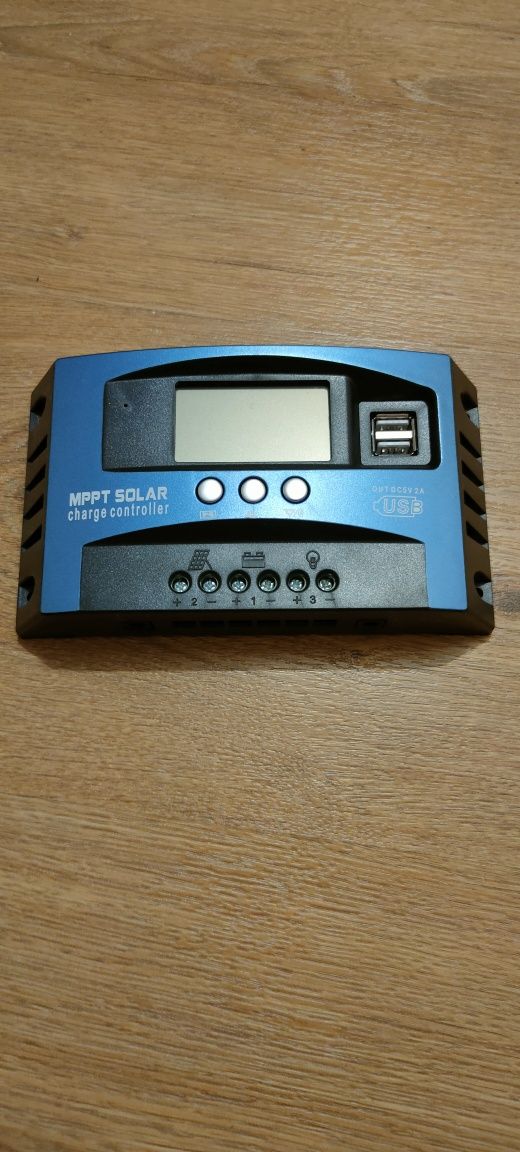 Контролеєр заряду сонячний 60 А MPPT 12/24 В Solar з дисплеєм і USB