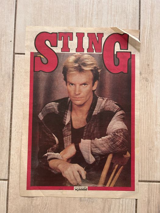 Plakaty Sting i The Police vintage 2 sztuki