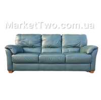 Кожаный диван трехместный б/у "Himolla" (180202)