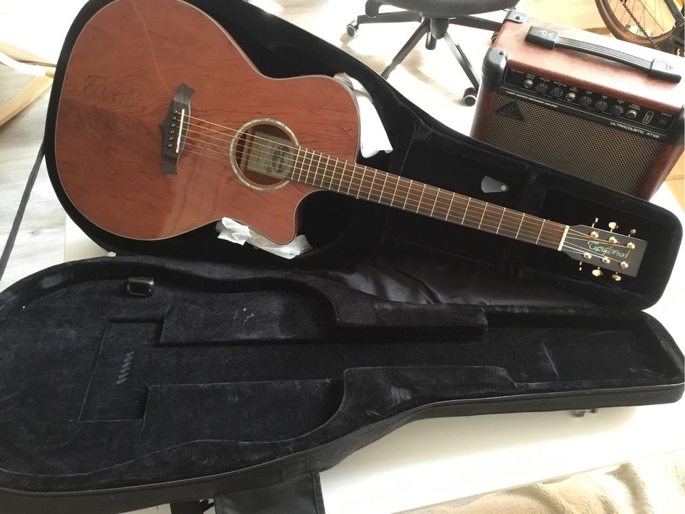Gitara elektroakustyczna  Tangllewood TVC XB+ piecyk+pokrowiec sztywny