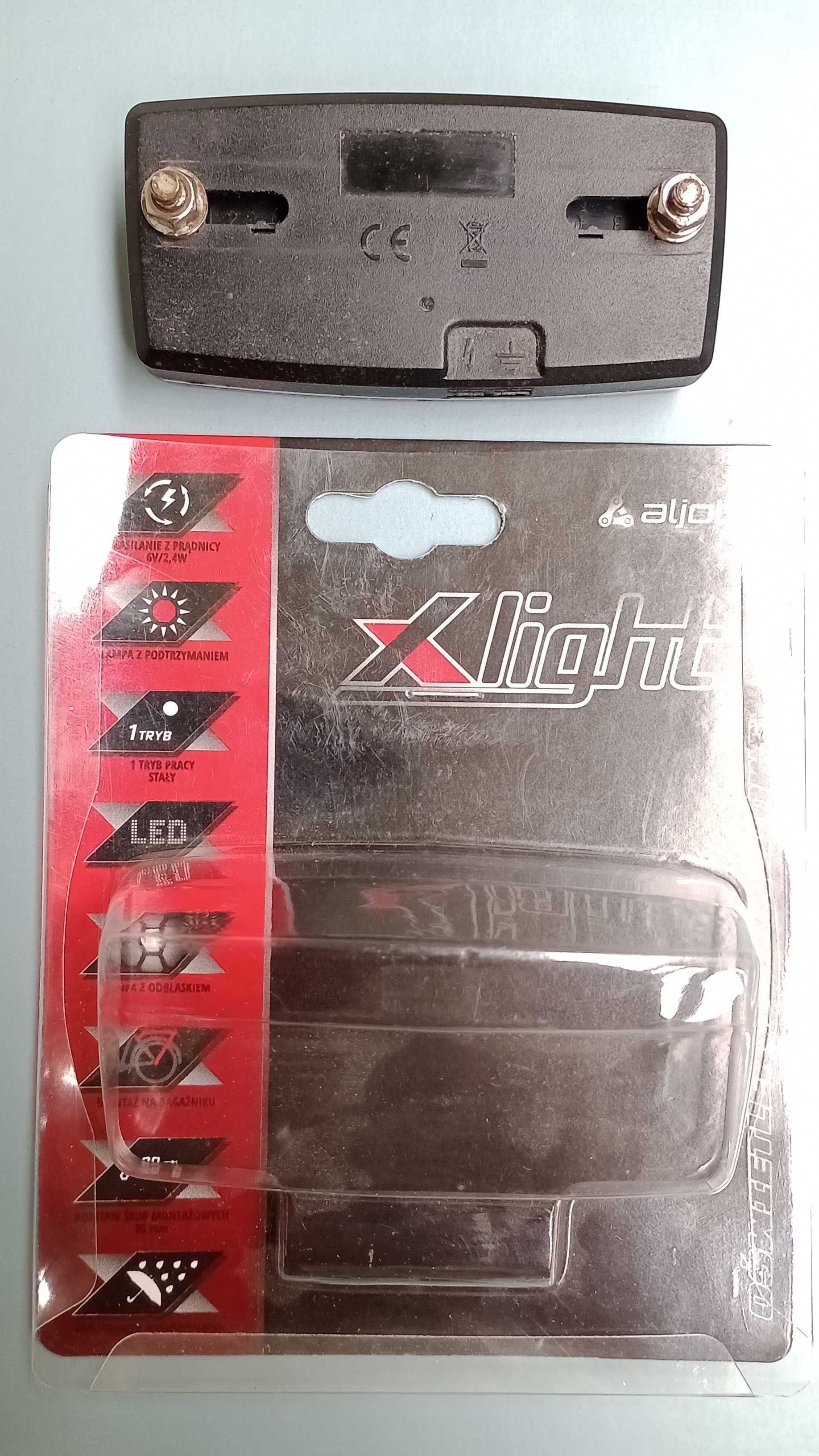 Lampka tył dynamo, rower elektryczny Xlight Led