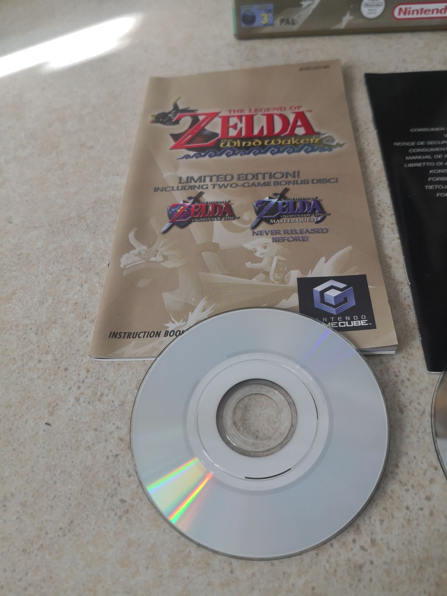 The Legend of Zelda Wind Waker + Ocarina of Time Gamecube komplet gra