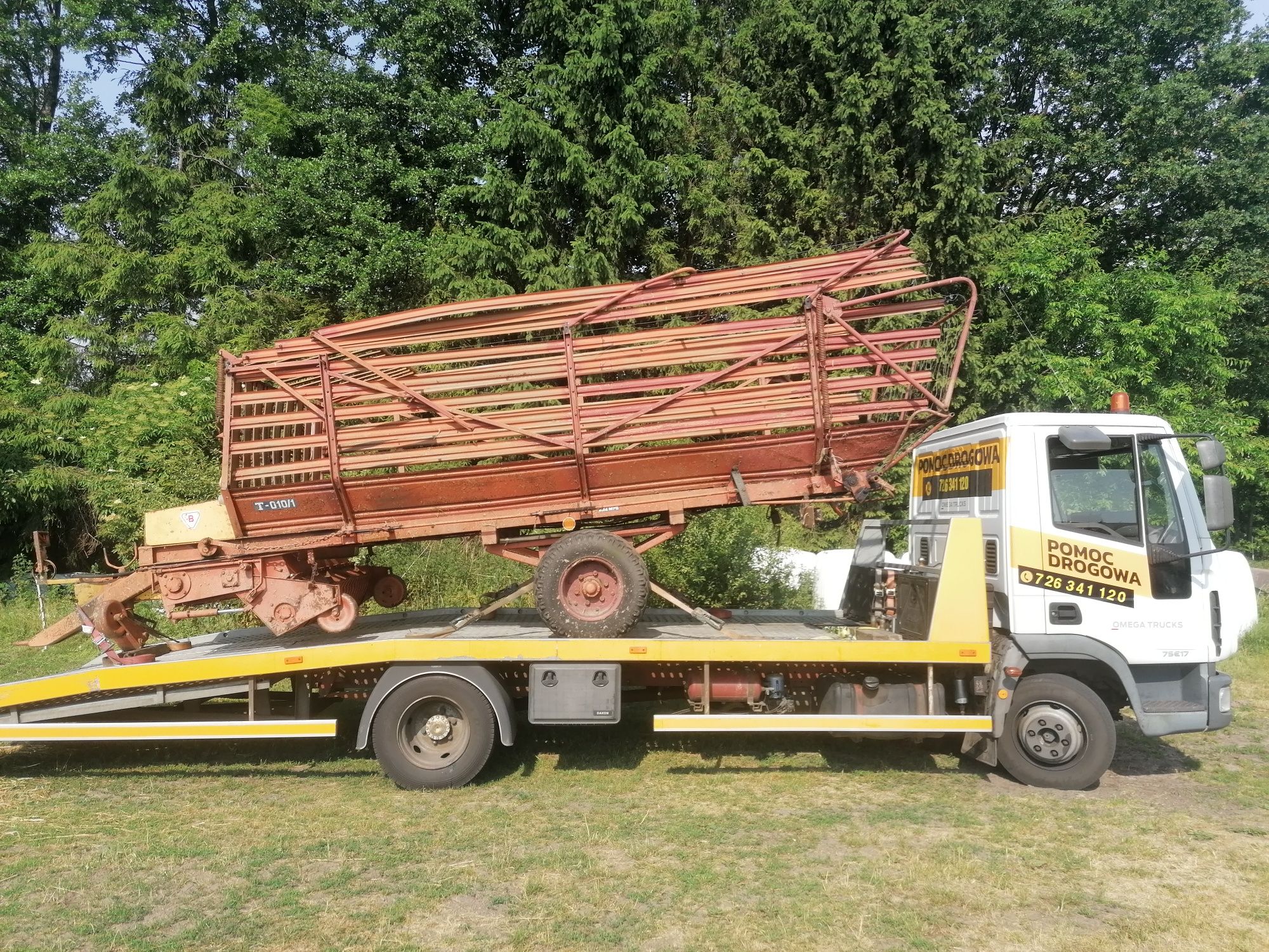 Laweta Transport  Maszyn Rolniczych i budowlanych