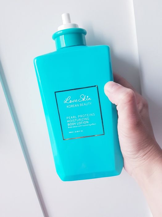 Nowy relaksujący balsam do ciała z proteinami z pereł Love Skin Korean
