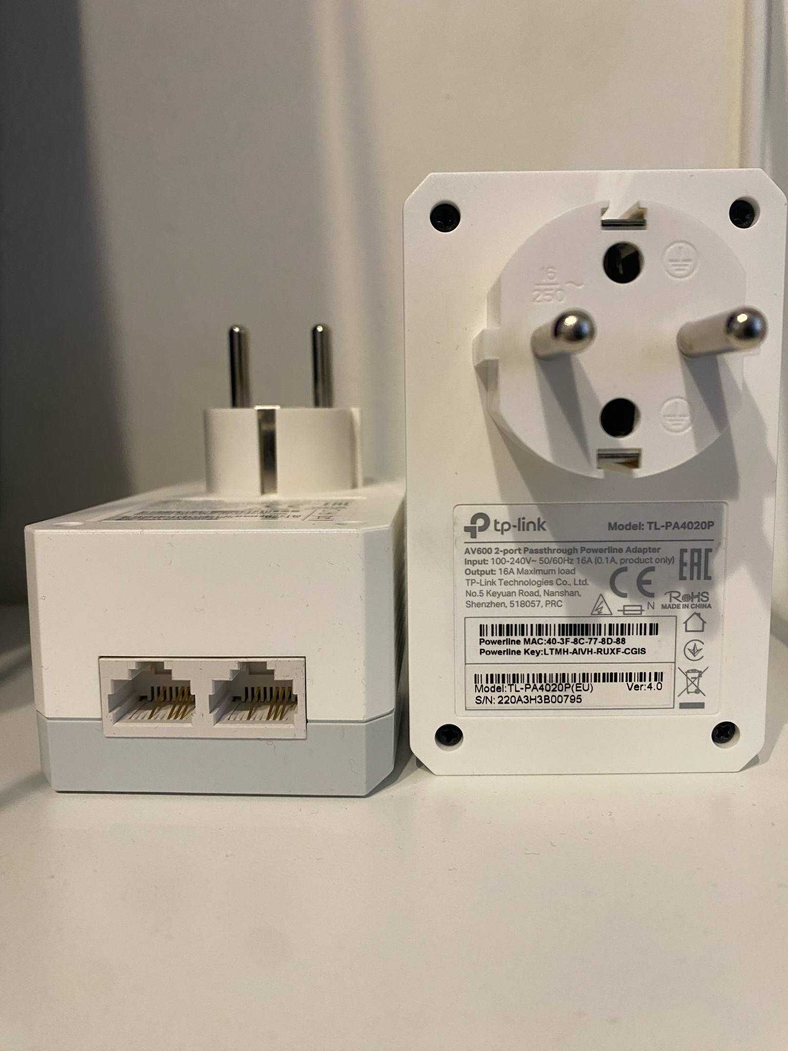 Adapter TP-Link Powerline TL-PA4020P Kit AV600 2-Port