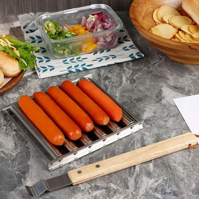 Grill Roller Do Kiełbasek Hot Dog Roller Stal Nierdzewna Opiekacz