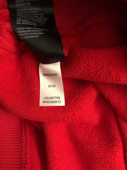 Bluza Calvin Klein Jeans Czerwona S