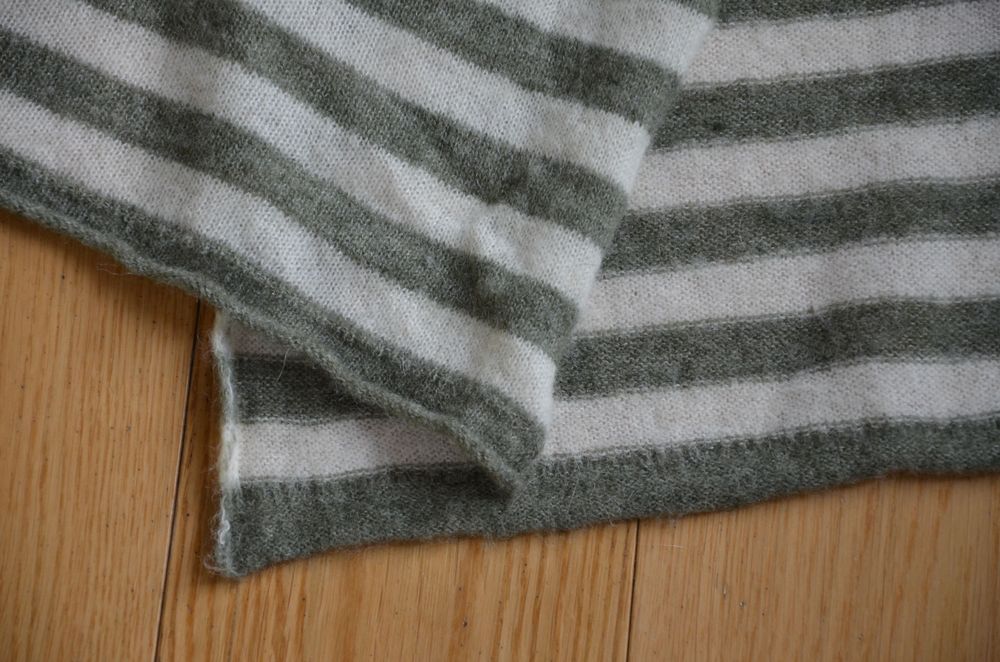 Arnie Says szal szalik palace  virgin wool zielony/ecru